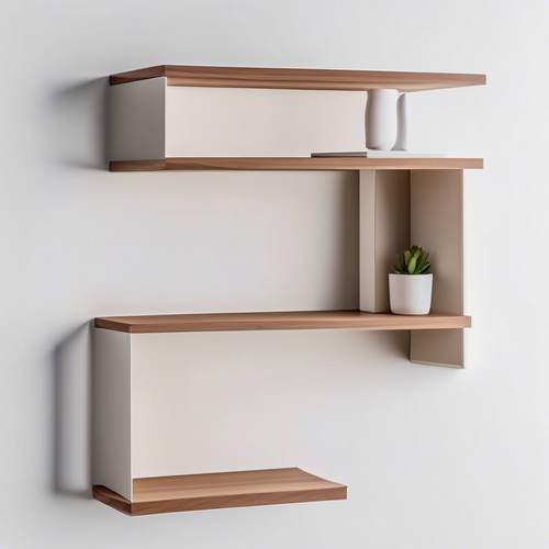 Minimalist Corner Shelf | Arbor Black