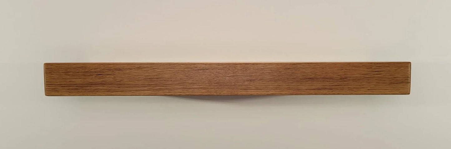 White Oak, Walnut Floating Shelf, Mid Century Modern Hardwood, Hidden Bracket (1.75" Thick)